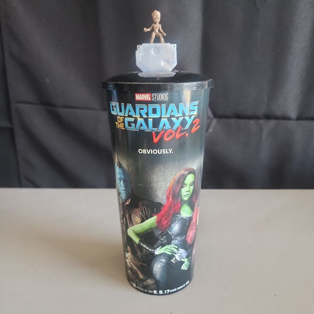 Marvel Guardians of the Galaxy Vol. 2 Movie Theater Promo 44oz Cup with Groot...